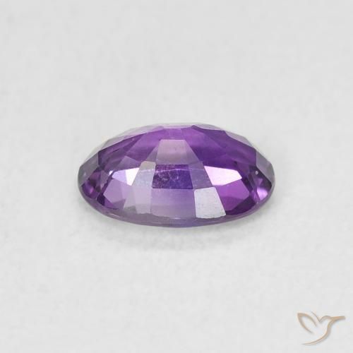 Safira Violeta Intenso Natural 0.67ct, oval, VVS