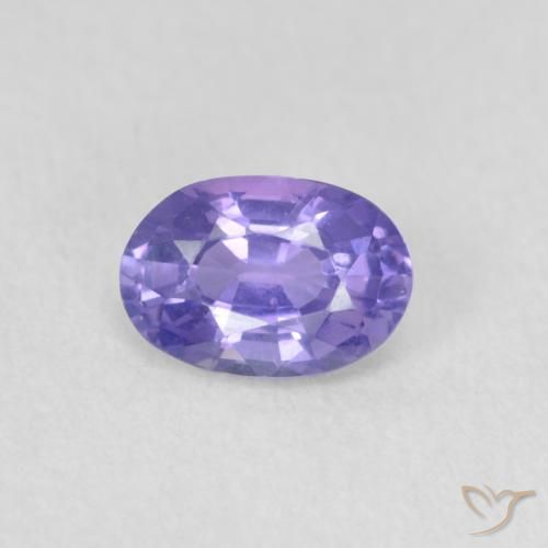 0.52ct Natural Roxo profundo Safira, oval, VVS-VS