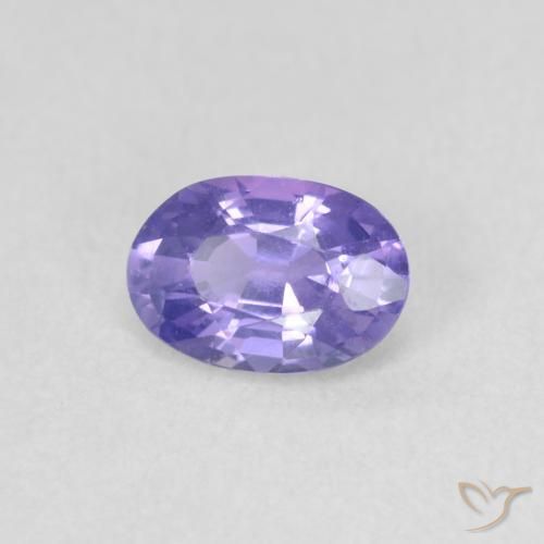 Safira Roxo profundo Natural 0.52ct, oval, VVS-VS