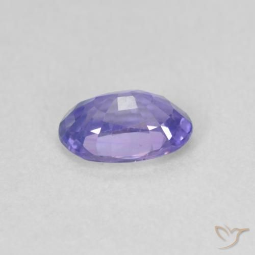 Safira Roxo profundo Natural 0.52ct, oval, VVS-VS