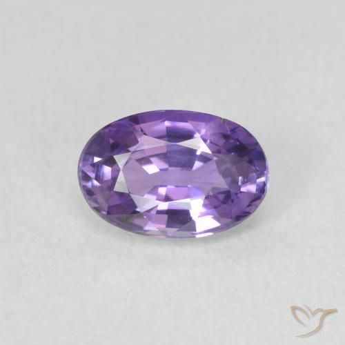 0.60ct Natural Violeta Profundo Safira, oval, VVS-VS