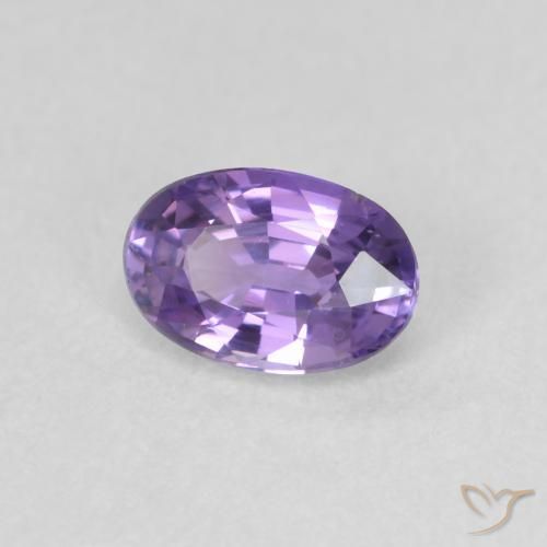 Safira Violeta Profundo Natural 0.60ct, oval, VVS-VS