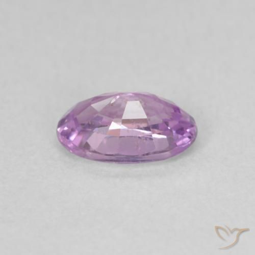 Safira Roxo rosado médio Natural 0.55ct, oval, VVS-VS