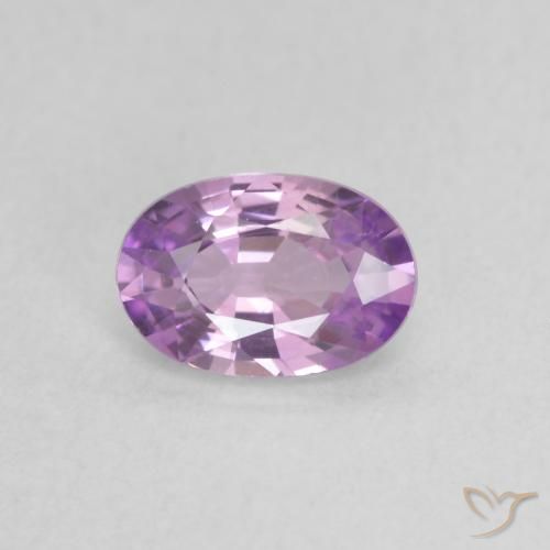 0.53ct Natural Roxo rosado médio Safira, oval, VVS-VS