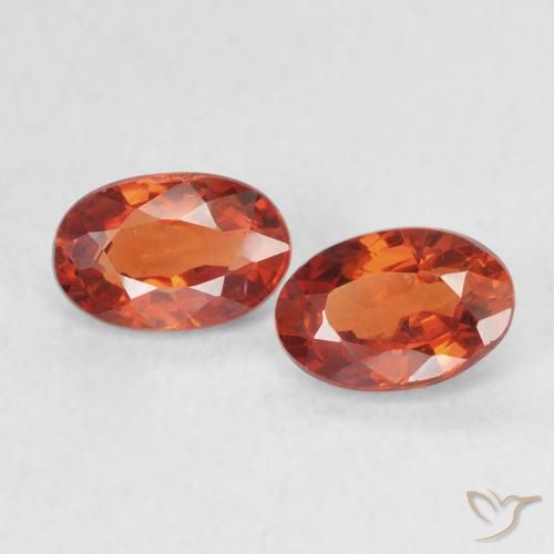 1.30ctw Natural Laranja Médio Safira, oval, VS