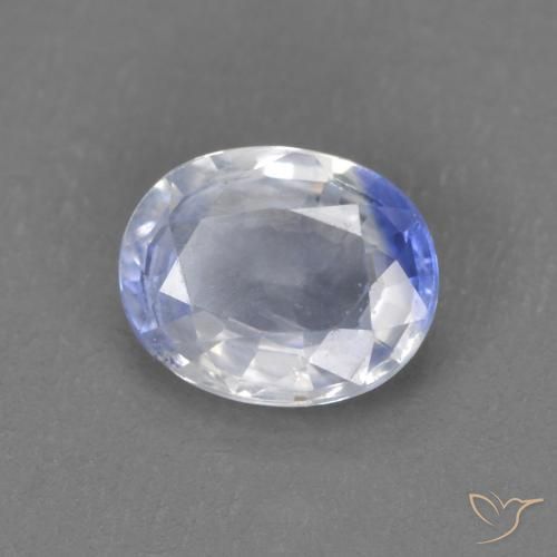 Safira Pastel Azul Natural 0.54ct, oval, VS