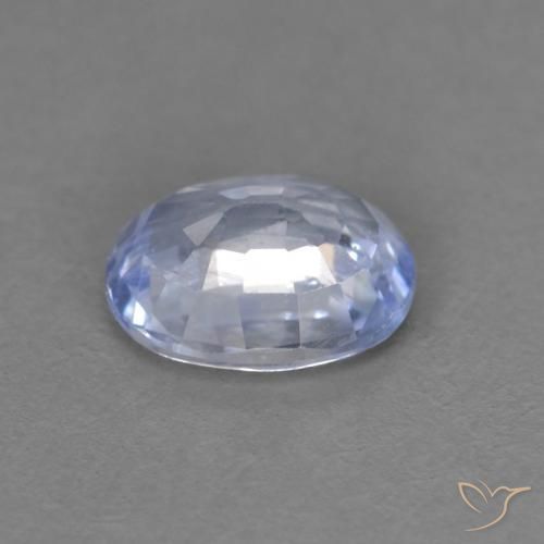 Safira Pastel Azul Natural 0.54ct, oval, VS
