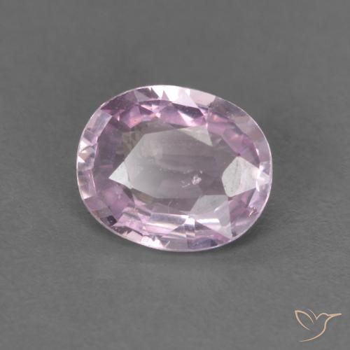 Safira rosa médio Natural 0.48ct, oval, VS