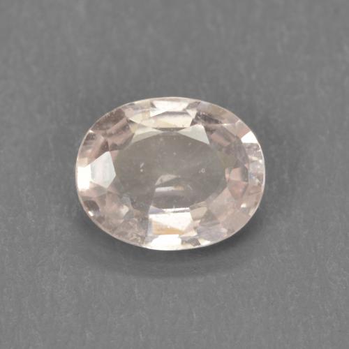 0.50ct Natural Luz rosa Safira, oval, VS