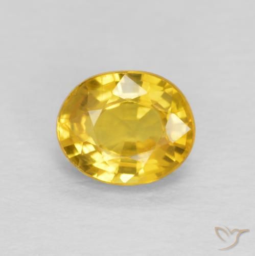 0.93ct Natural Dourado Safira, oval, VVS-VS