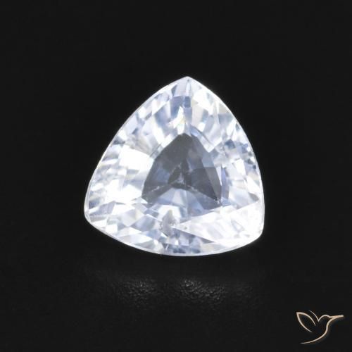 Safira Azul Muito Claro Natural 0.77ct, Trilhão, VS