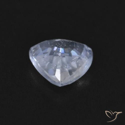 Safira Azul Muito Claro Natural 0.77ct, Trilhão, VS