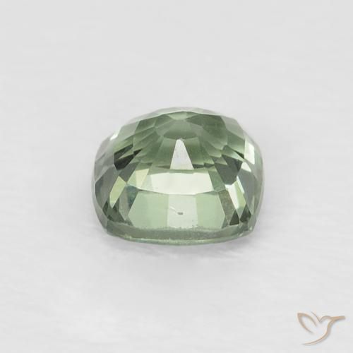 Safira Hortelã clara Natural 0.61ct, Almofada, VVS