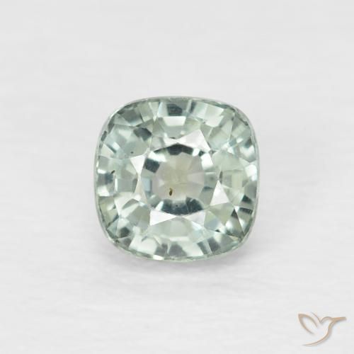 0.59ct Natural Hortelã clara Safira, Almofada, VVS-VS
