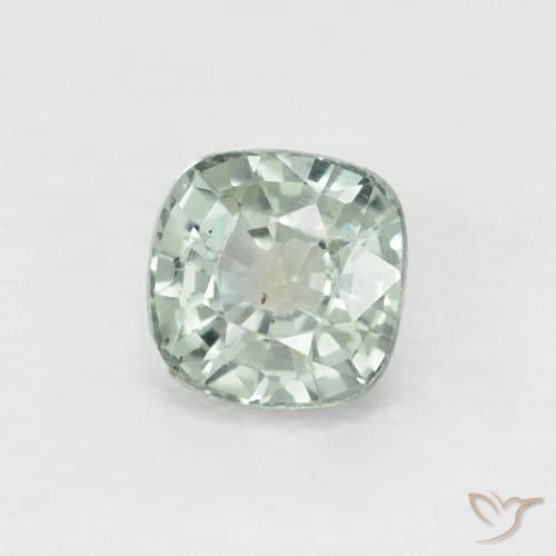 Safira Hortelã clara Natural 0.59ct, Almofada, VVS-VS