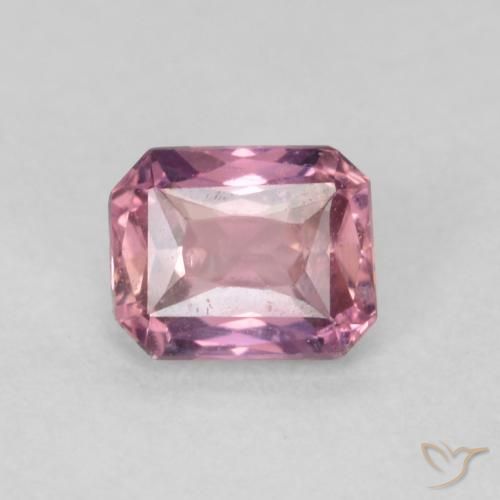 0.53ct Natural lavanda profunda Safira, Corte Esmeralda, VS