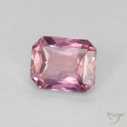 Safira lavanda profunda Natural 0.53ct, Corte Octógono / Esmeralda, VS