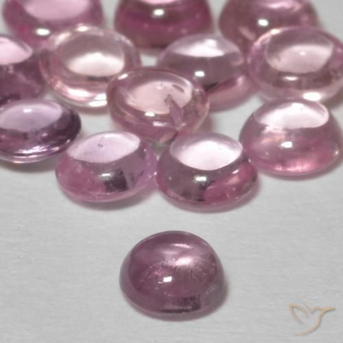 Safira Luz rosa Natural 0.28ct, Redondo, Transparente
