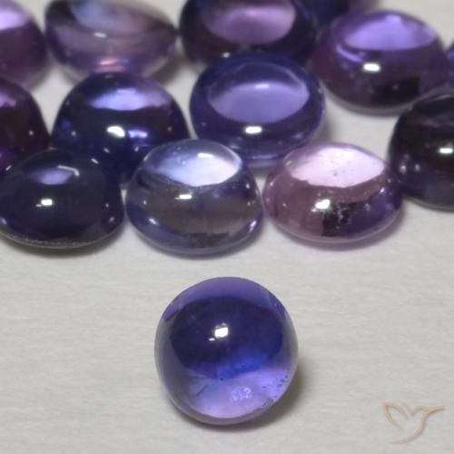 0.26ct Natural Rosa Violeta Safira, Redondo, Transparente