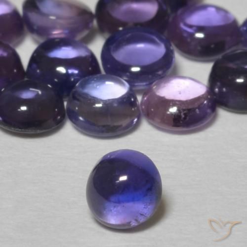 Safira Rosa Violeta Natural 0.26ct, Redondo, Transparente