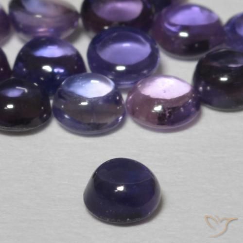 Safira Rosa Violeta Natural 0.26ct, Redondo, Transparente