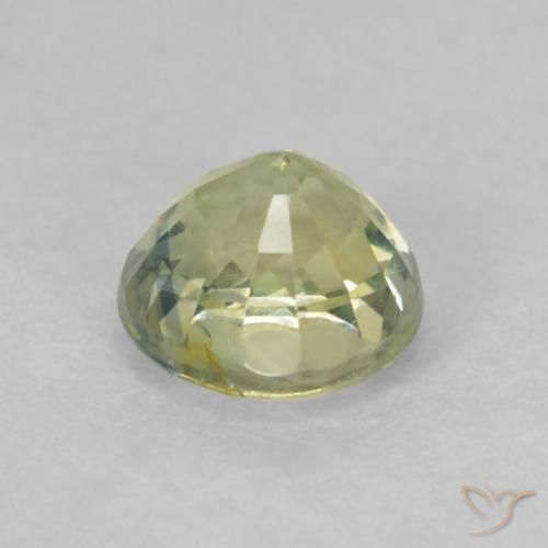 Safira Medium Light-Yellow Natural 0.58ct, Redondo, VS