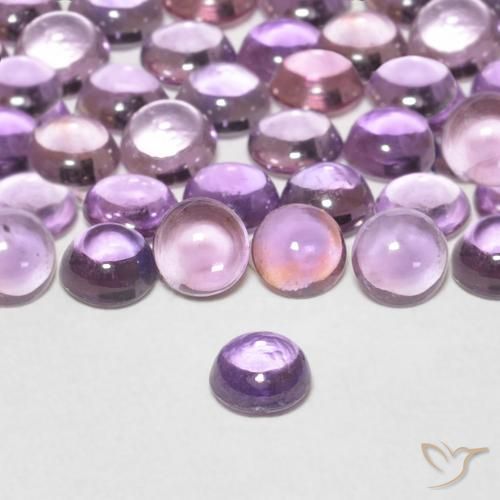 Safira Roxo profundo Natural 0.27ct, Redondo, Transparente