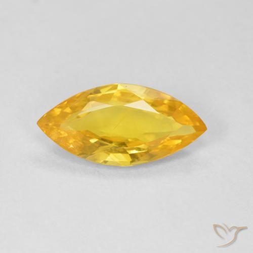 1.79ct Natural Laranja Dourada Safira, Marquesa, VS-SI