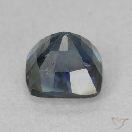 Safira Cerceta Natural 0.66ct, Almofada, VS-SI