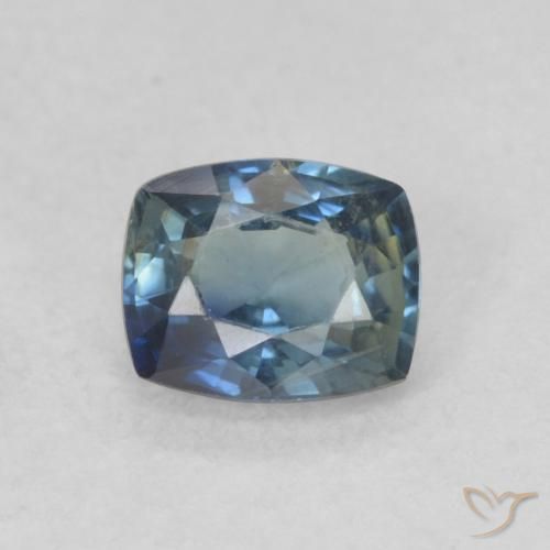 0.77ct Natural Azul Safira, Almofada, VS