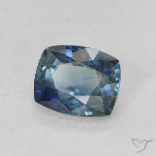 Safira Azul Natural 0.77ct, Almofada, VS