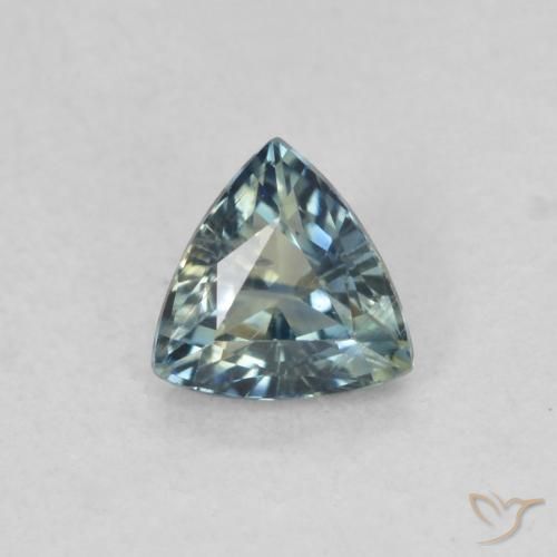 0.51ct Natural Cerceta Safira, Trilhão, VS