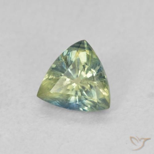 Safira Multicolorido Natural 0.54ct, Trilhão, VS