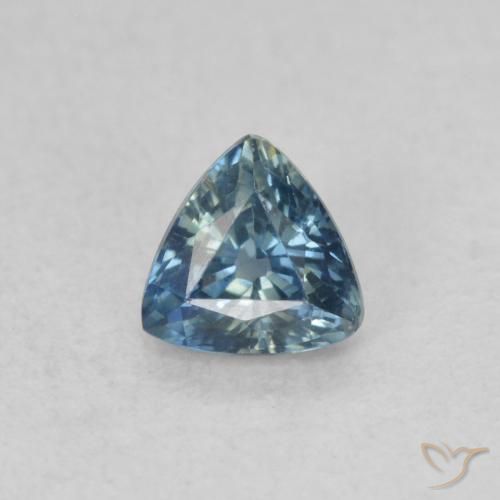 0.50ct Natural Cerceta Safira, Trilhão, VS