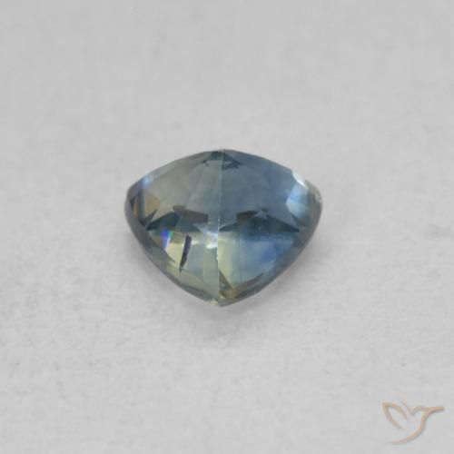 Safira Cerceta Natural 0.50ct, Trilhão, VS
