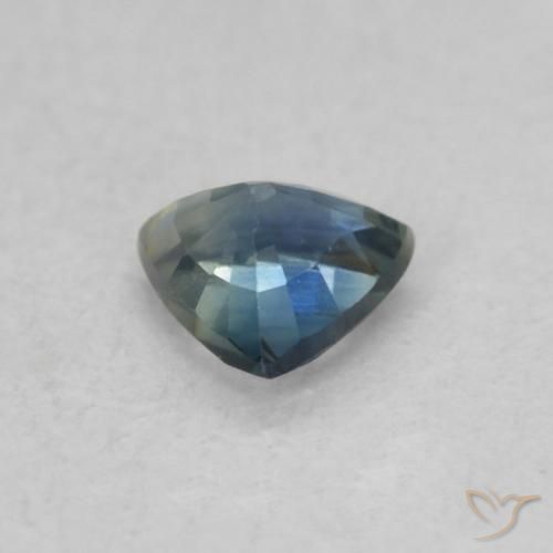 Safira Cerceta Natural 0.33ct, Trilhão, VS