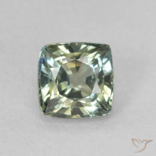 0.75ct Natural Multicolorido Safira, Almofada, VVS-VS