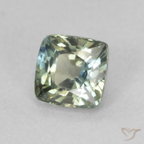 Safira Multicolorido Natural 0.75ct, Almofada, VVS-VS