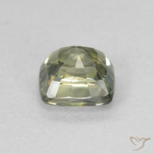 Safira Multicolorido Natural 0.75ct, Almofada, VVS-VS