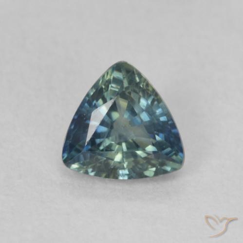 0.48ct Natural Cerceta Safira, Trilhão, VVS-VS