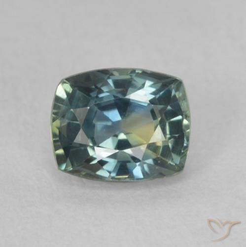 0.74ct Natural Cerceta Safira, Almofada, VVS-VS