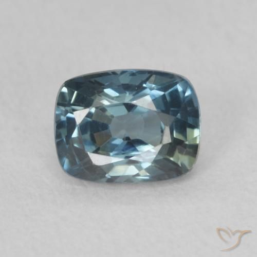 0.70ct Natural Cerceta Safira, Almofada, VVS-VS