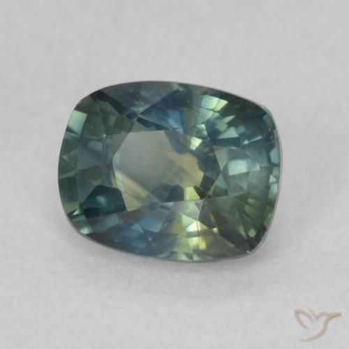 Safira Multicolorido Natural 0.66ct, Almofada, VS