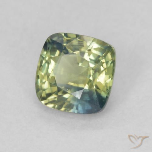 Safira Multicolorido Natural 0.55ct, Almofada, VS