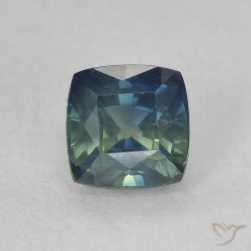 0.54ct Natural Cerceta Safira, Almofada, VS