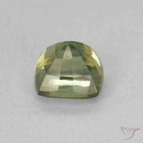 Safira Cerceta Natural 0.54ct, Almofada, VS