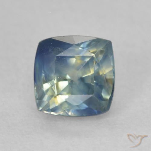 0.74ct Natural Multicolorido Safira, Almofada, VS