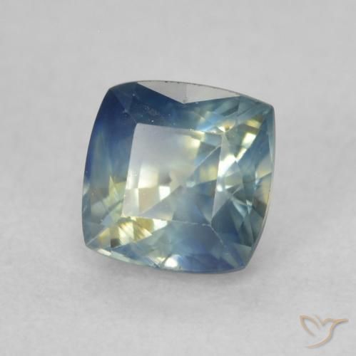 Safira Multicolorido Natural 0.74ct, Almofada, VS