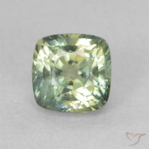 0.65ct Natural Multicolorido Safira, Almofada, VS