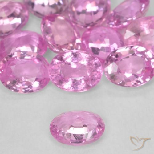 Safira Roxo Real Rosa Natural 0.32ct, oval, VS